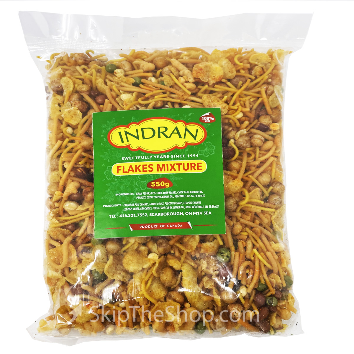 Indran Flakes Mixture (Pack) 550g