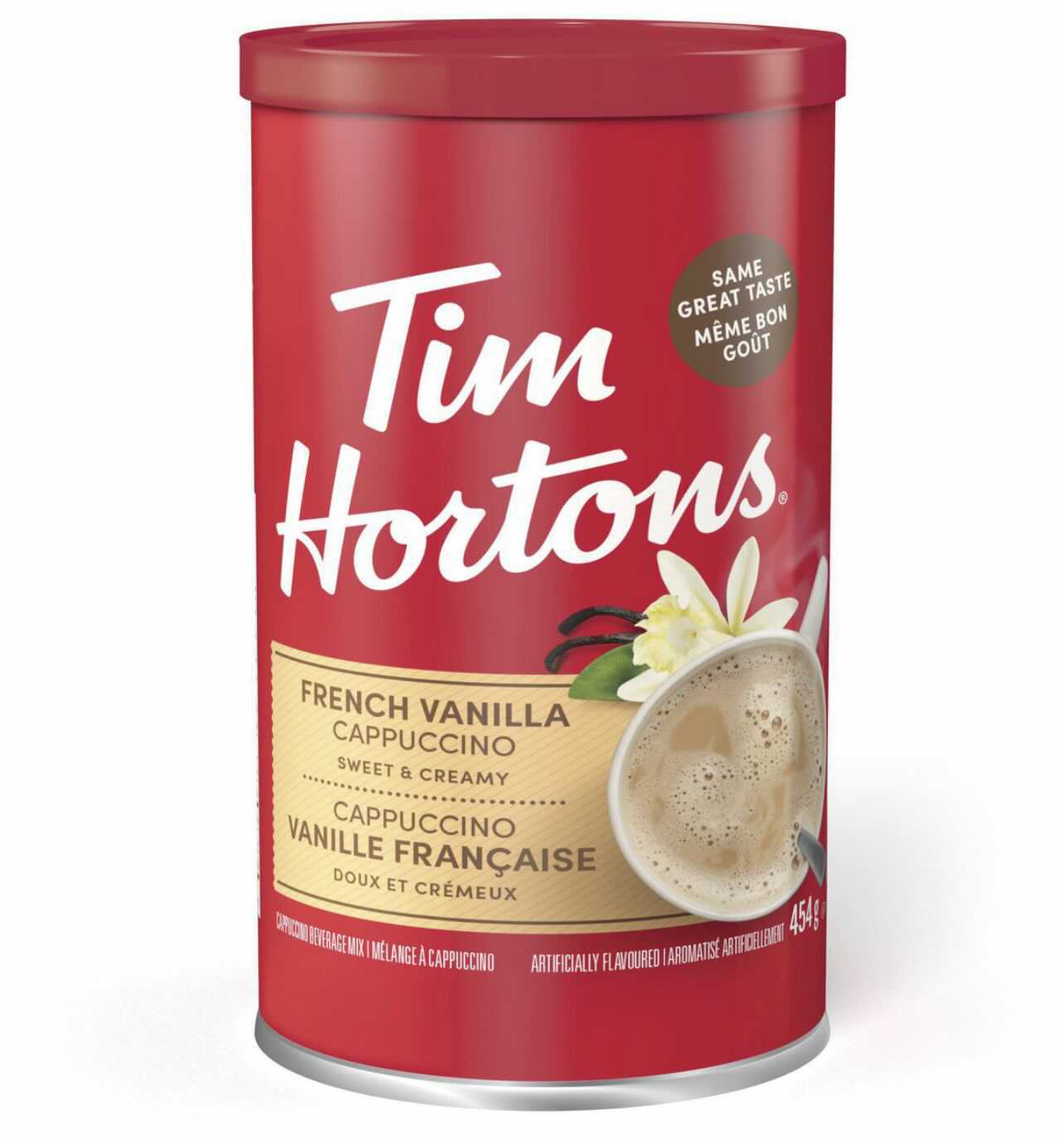 Tim Hortons French Vanilla Cappuccino Beverage Mix (Can) 454g