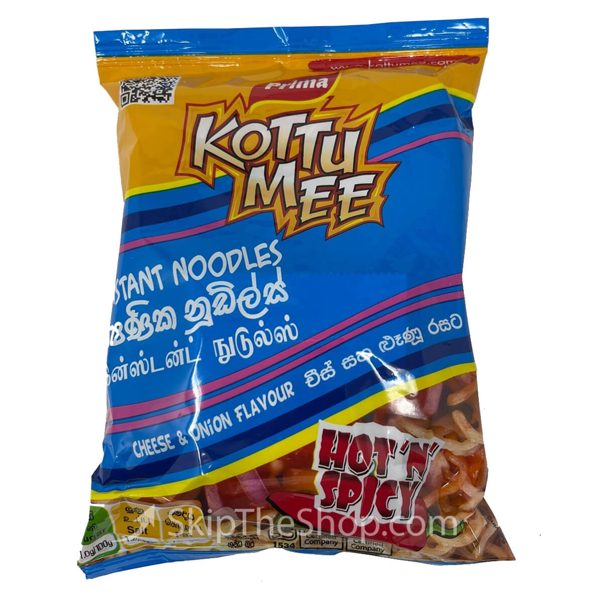 Prima Kottu Mee Cheese and Onion Flavour 78g
